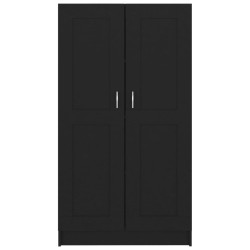 vidaXL Libreria Nera 82,5x30,5x150 cm in Truciolato