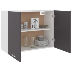 vidaXL Armadio Sospeso Grigio 80x31x60 cm in Truciolato