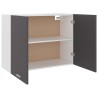 vidaXL Armadio Sospeso Grigio 80x31x60 cm in Truciolato