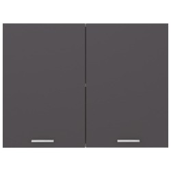 vidaXL Armadio Sospeso Grigio 80x31x60 cm in Truciolato