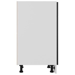 vidaXL Armadio con Cassetto Nero 40x46x81,5 cm in Truciolato