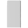 vidaXL Armadio Sospeso con Vetro Grigio Cemento 40x31x60 cm Truciolato