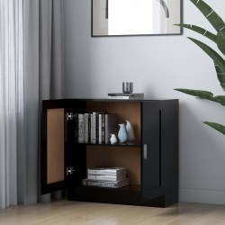 vidaXL Libreria Nera 82,5x30,5x80 cm in Truciolato