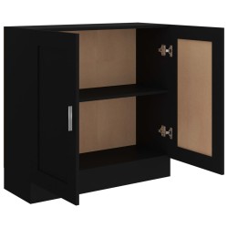 vidaXL Libreria Nera 82,5x30,5x80 cm in Truciolato