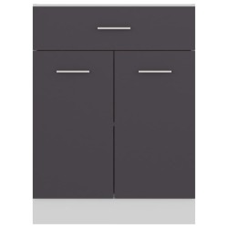 vidaXL Armadio con Cassetto Grigio 60x46x81,5 cm in Truciolato