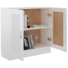 vidaXL Libreria Bianco Lucido 82,5x30,5x80 cm in Truciolato