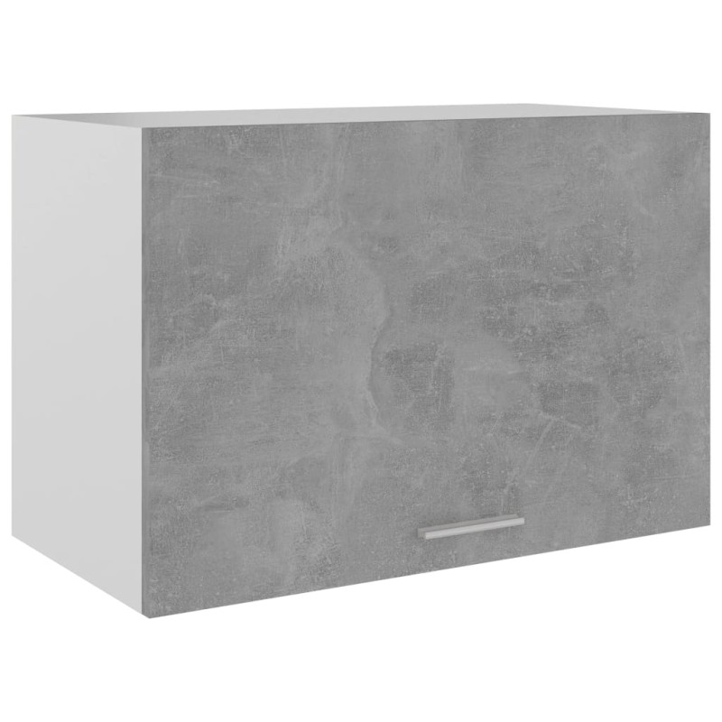 vidaXL Armadio Sospeso Grigio Cemento 60x31x40 cm in Truciolato