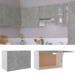 vidaXL Armadio Sospeso Grigio Cemento 60x31x40 cm in Truciolato