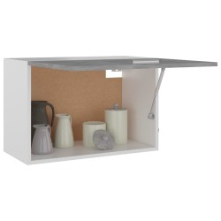 vidaXL Armadio Sospeso Grigio Cemento 60x31x40 cm in Truciolato