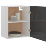 vidaXL Armadio Sospeso Grigio Lucido 50x31x60 cm in Truciolato