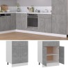 vidaXL Armadio con Cassetto Grigio Cemento 60x46x81,5 cm in Truciolato