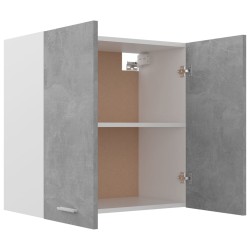 vidaXL Armadio Sospeso Grigio Cemento 60x31x60 cm in Truciolato