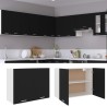 vidaXL Armadio Sospeso Nero 80x31x60 cm in Truciolato