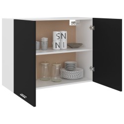 vidaXL Armadio Sospeso Nero 80x31x60 cm in Truciolato