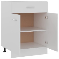 vidaXL Armadio con Cassetto Bianco 60x46x81,5 cm in Truciolato