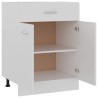 vidaXL Armadio con Cassetto Bianco 60x46x81,5 cm in Truciolato