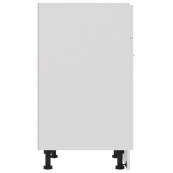 vidaXL Armadio con Cassetto Bianco 60x46x81,5 cm in Truciolato