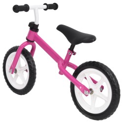 vidaXL Bicicletta Senza Pedali con Ruote da 10 Pollici Rosa 