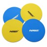 FitPAWS Target per Cani 4 pz Giallo e Blu