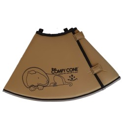 All Four Paws Collare Medico per Cani Comfy Cone Taglia L 25 cm Tanno