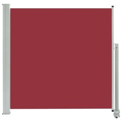 vidaXL Tenda Laterale Retrattile per Patio 160x300 cm Rossa