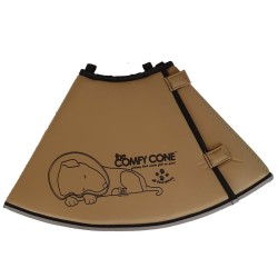 All Four Paws Collare Medico per Cani Comfy Cone Taglia XS 11 cm Tanno