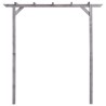 vidaXL Pergolato da Giardino Grigio 200x40x205 cm in Pino Impregnato