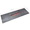 vidaXL Tappetino da Cucina Lavabile Peperoni 60x180 cm