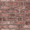 Homestyle Carta da Parati Brick Wall Rosso