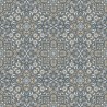 Homestyle Carta da Parati Portugese Tiles Marrone e Blu