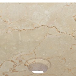 vidaXL Lavandino Crema 40x40x10 cm in Marmo