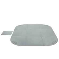 Lay-Z-Spa Protezione per il Pavimento Piscina Grigio 216x216 cm 10 pz