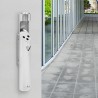 vidaXL Posacenere da Parete in Acciaio Inox