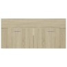 vidaXL Mobile Sottolavabo Rovere Sonoma 100x38,5x46 cm in Truciolato