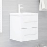 vidaXL Mobile Sottolavabo Bianco 41x38,5x48 cm in Truciolato