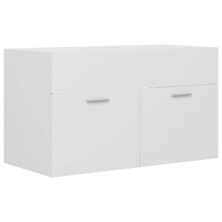 vidaXL Mobile Sottolavabo Bianco 80x38,5x46 cm in Truciolato