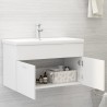 vidaXL Mobile Sottolavabo Bianco 80x38,5x46 cm in Truciolato