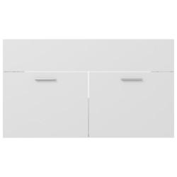 vidaXL Mobile Sottolavabo Bianco 80x38,5x46 cm in Truciolato