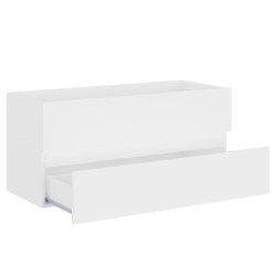 vidaXL Mobile Sottolavabo Bianco 100x38,5x45 cm in Truciolato