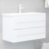 vidaXL Mobile Sottolavabo Bianco 80x38,5x48 cm in Truciolato