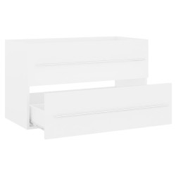 vidaXL Mobile Sottolavabo Bianco 80x38,5x48 cm in Truciolato