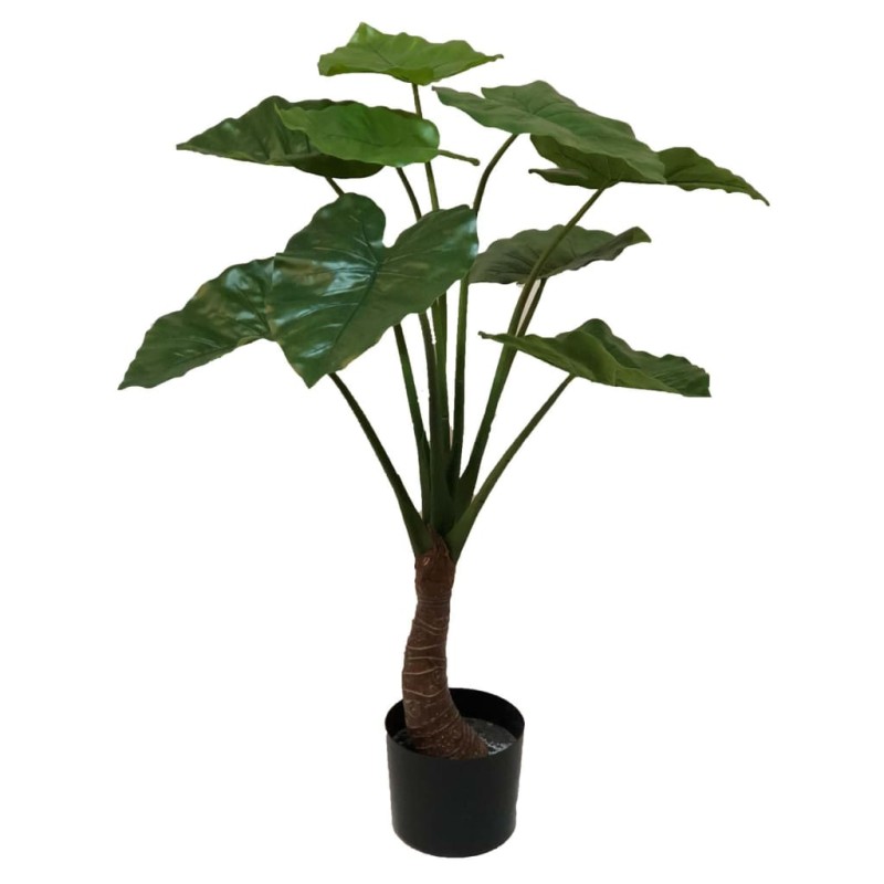 Emerald Albero di Alocasia Artificiale 90 cm in Vaso