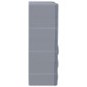 vidaXL Mobile Contenitore con 39 Cassetti 38x16x47 cm Grigio scuro