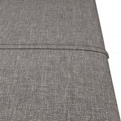 Pannelli Murali 12 pz Grigio Chiaro 30x30 cm in Tessuto 1,08 m²