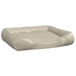 vidaXL Cuccia per Cani Beige 80x68x23 cm in Similpelle