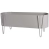 ProGarden Fioriera 58x20x32 cm Grigio Chiaro Opaco