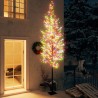 vidaXL Albero di Natale 1200 LED Colorati Ciliegio in Fiore 400 cm