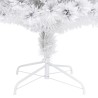 vidaXL Albero Natale Artificiale LED Bianco 240 cm Fibra Ottica