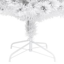 vidaXL Albero Natale Artificiale con LED Bianco 150 cm in Fibra Ottica