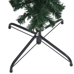 vidaXL Albero di Natale Capovolto con Supporto Verde 240 cm in PVC